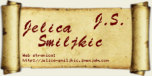 Jelica Smiljkić vizit kartica